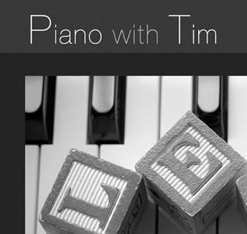 Piano With Tim website